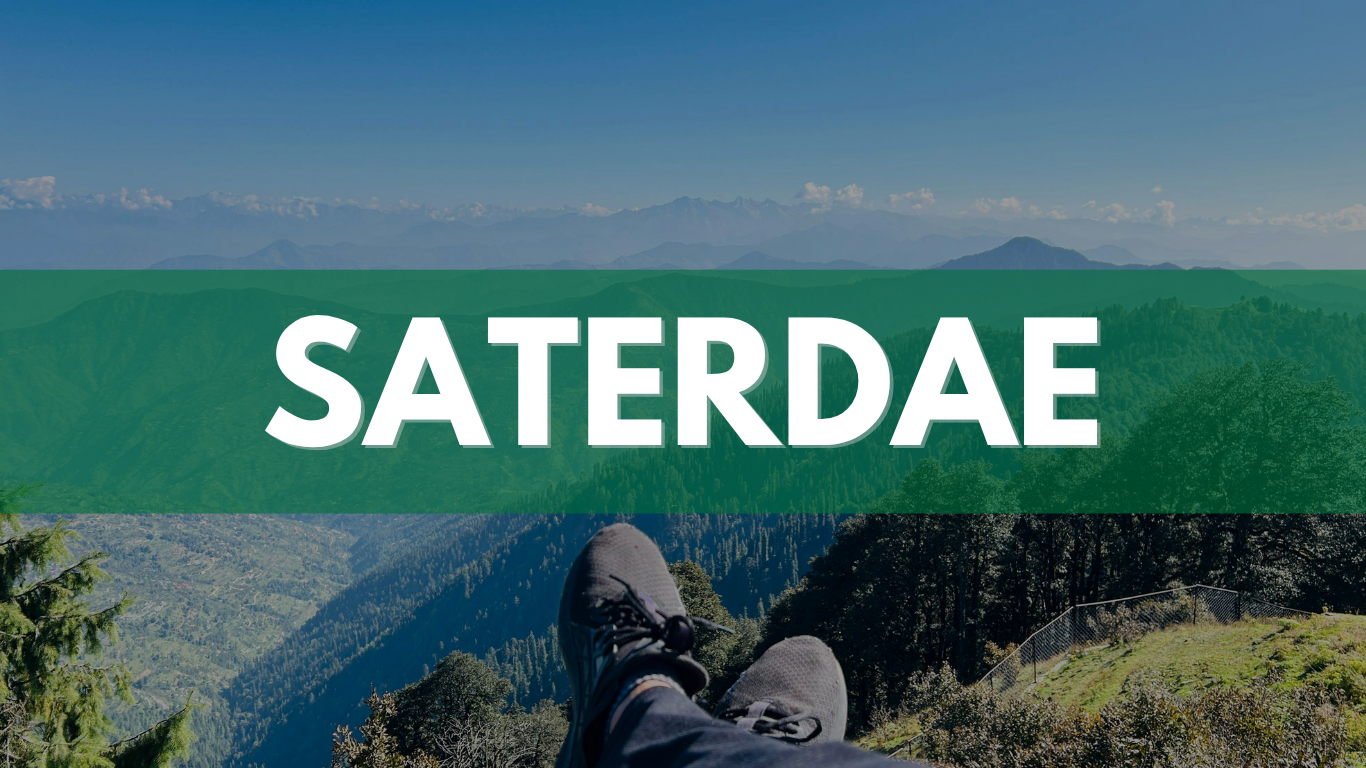 Saterdag Skedule